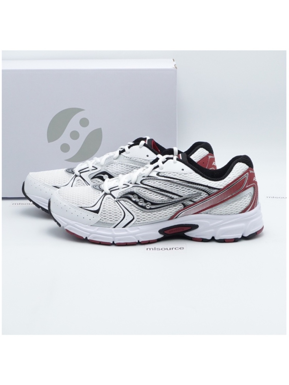 NEW Size 10.5 Men's Saucony Ride Millennium Sneakers S70812-17 White/Red